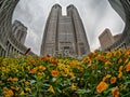 Wide Angle shot of Tokyo Government building