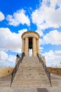 Wide angle of the siege bell Malta Royalty Free Stock Photo