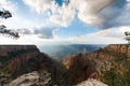 Wide angle of sunset in Grand Canyon, Arizona, USA