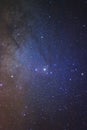 A wide angle view of the Antares Region of the Milky Way Royalty Free Stock Photo