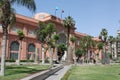 Wide angle view of Egyptian Museum in Cairo, Egypt. Royalty Free Stock Photo