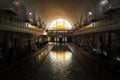 Wide angle view of La Piscine Museum of Art and Industry, Roubaix France