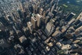 The midtown of New York City USA during the sunset Royalty Free Stock Photo