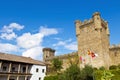 Wide angle view of Oropesa Castle Royalty Free Stock Photo