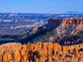 Wide angle view over Bryce Canyon in Utah Royalty Free Stock Photo