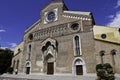 Wide angle view of The Roman Catholic church in the center of Udine (Duomo di Santa Maria Annunziata) Royalty Free Stock Photo
