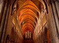 Wide angle view of Southwark Cathedral, London, England Royalty Free Stock Photo