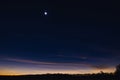 Total Solar Eclipse Wide Angle (Totality) Royalty Free Stock Photo