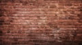 Wide angle Vintage Red brick wall Background Royalty Free Stock Photo