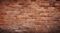 Wide angle Vintage Red brick wall Background Royalty Free Stock Photo