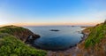 Wide Angle Wild Nature Beach Panoramic Landscape Royalty Free Stock Photo
