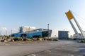 A wide angled view of The Deep aquarium in the city of Kingston upon Hull, UK