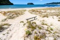 A view of Hauturu island from whangamata beach on the north island of new Zealand 4
