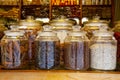 Wide assortment of spices in the spice market in Kochi
