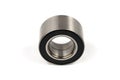 Wide ball bearing for the front hub of the car suspension
