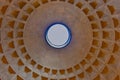 Wide Dome Pillars Altar Pantheon in Rome, Italy