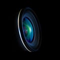 Wide DSLR lens Royalty Free Stock Photo