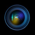 Wide DSLR lens Royalty Free Stock Photo