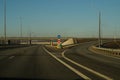 Wide highway. long roadway background. road going into the distance