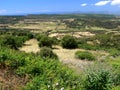 Wide inland landscape on Sardinia