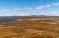 Wide landscape with a lot of nothing on Falklands, UK