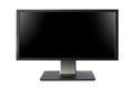 Wide lcd monitor with empty screen Royalty Free Stock Photo