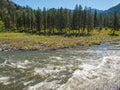 Wide Mountain River Cuts a Valley - Clark Fork River