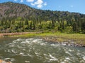 Wide Mountain River Cuts a Valley - Clark Fork River