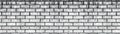 Wide old white shabby brick wall texture. Light gray aged masonry panorama. Whitewashed brickwork panoramic background Royalty Free Stock Photo