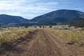 A wide open country road in utah Royalty Free Stock Photo