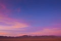 Wide Open Desert Sunset