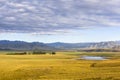 Wide open spaces and mountains Royalty Free Stock Photo