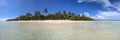 Wide panorama of Dumaluan Beach in Panglao Island, Bohol, Philippines