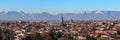 wide panorama more than 30 megapixels of the city of Vicenza in