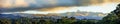 Wide panorama of mt Kenya