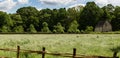 Wide rural landscape panorama Royalty Free Stock Photo