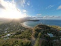 Wide panorama of San Juan Del Sur bay