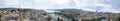 Wide panorama of zurich Royalty Free Stock Photo