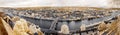 Wide panoramic infrared view of Namur