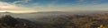 Wide Panoramic San Diego County Landscape Poway Mount Woodson Royalty Free Stock Photo