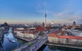 Wide panoramic view of Berlin