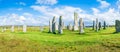 Callanish standing stones Royalty Free Stock Photo