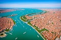 a wide panoramic view of Venice.