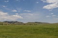 Wide prairie landscape in Custer State Park, Black Hills, SD, USA Royalty Free Stock Photo