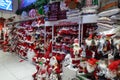 Wide range of Santa toy, Christmas Baubles, Caps, Ornaments at Daiso shop. Santa claus stuffed toy for sale. Santa cap for sale.