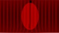 Wide Red Stage Curtain Spotlight Royalty Free Stock Photo