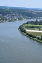 Rhine curve between Remagen and Linz