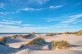 Wide sand beach in northern Denmark