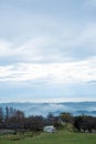 Wide View of Mother Farm in Chiba in Autumn Period