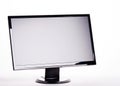 Wide Screen Computer Monitor Royalty Free Stock Photo